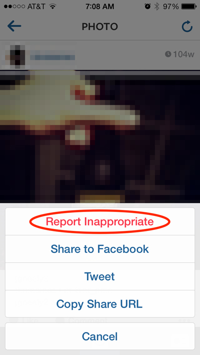 report a photo