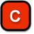 a red icon with a letter \'c\' in the center, indicating a \'serious concerns\' assessment rating