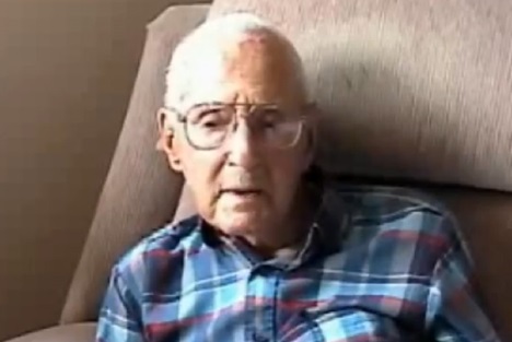 107-year-old william j. lake, one of several dozen american wwi veterans richard rubin interviewed in the last decade for his book 