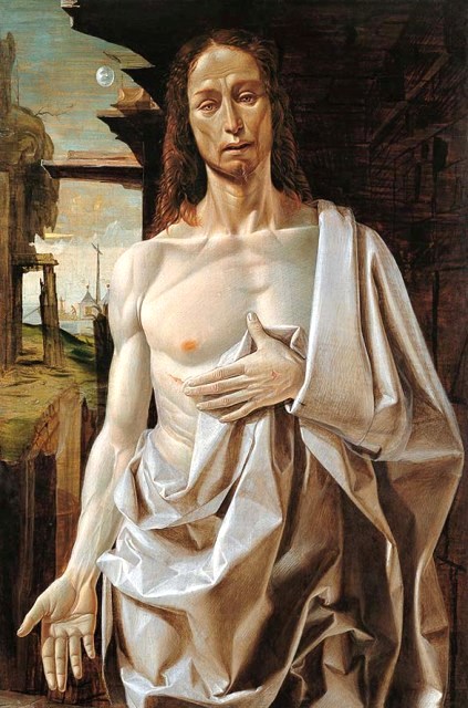 1490, bramantino, the resurrected christ