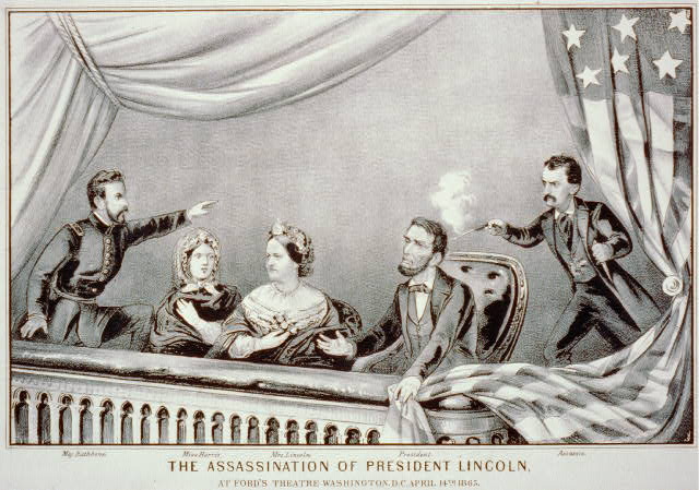 the assassination of president lincoln: at ford\'s theatre, washington, d.c., april 14th, 1865