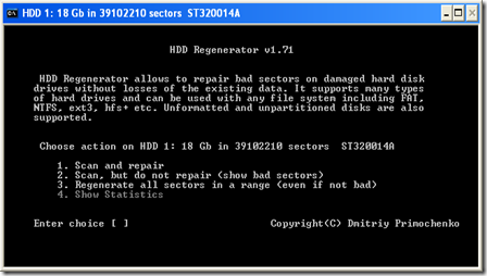 mengatasi bad sector harddisk