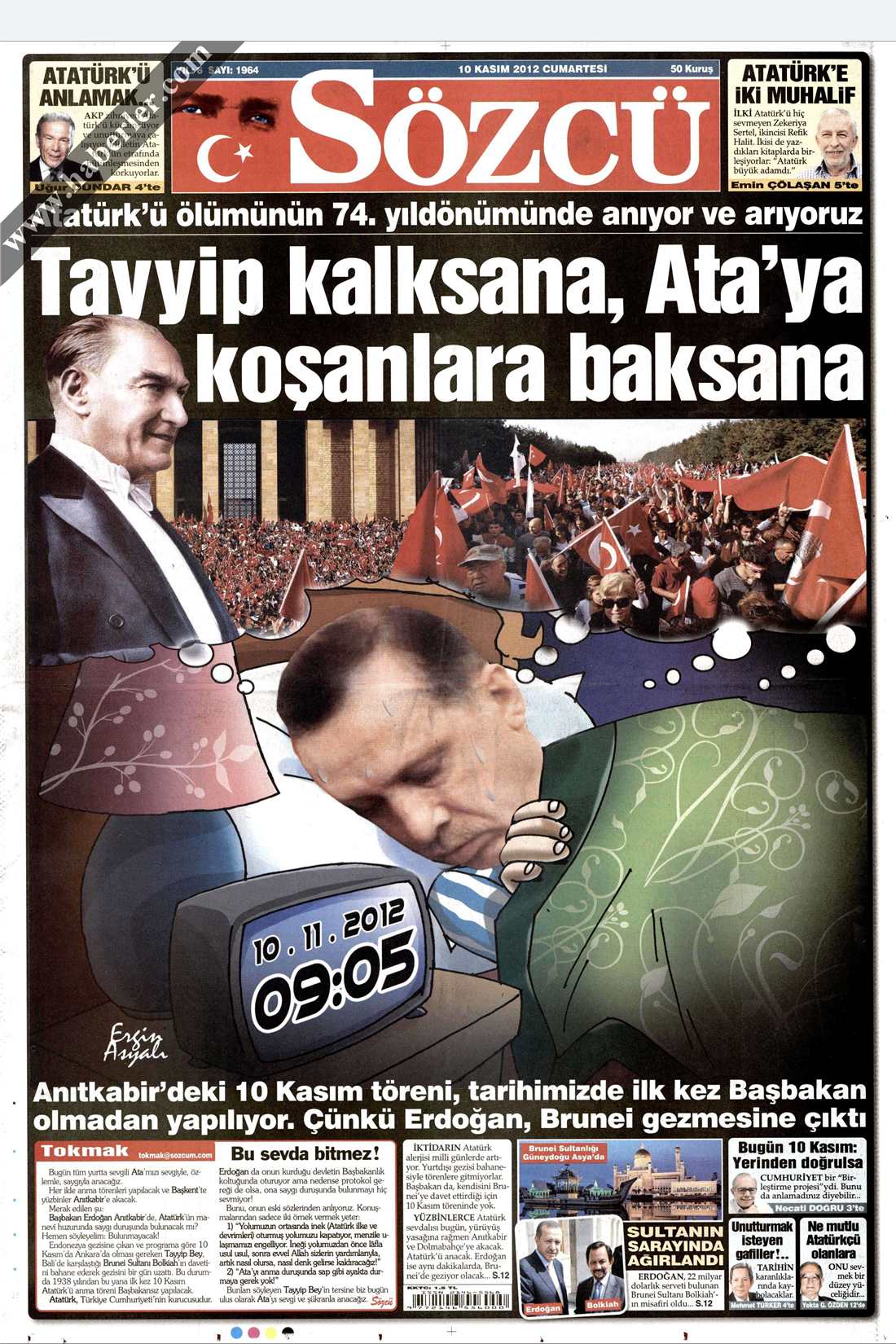 bugünkü sözcü gazetesi