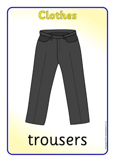 trousers flashcards ile ilgili görsel sonucu