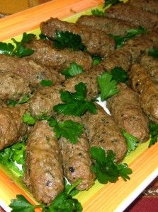 egyptian recipe: kofta. i normally brown the kofta on top of stove then i add half a cup of water and when it starts to boil i cover the pan and continue cooking in a 370 f preheated oven for 20m then uncover for 15m or until completely dry - i also prefer to add 1tsp or more of allspice to every lb of ground meat