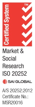 trademark of the market & social research iso 20252 sai global a/s 20252-2012 certificate no: msr20016