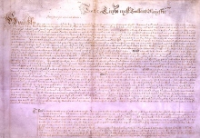 in 1628 the english parliament sent this statement of civil liberties to king charles i.