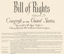 the bill of rights of the us constitution protects basic freedoms of united states citizens.