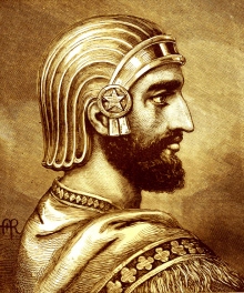 cyrus the great, the first king of persia, freed the slaves of babylon, 539 b.c.