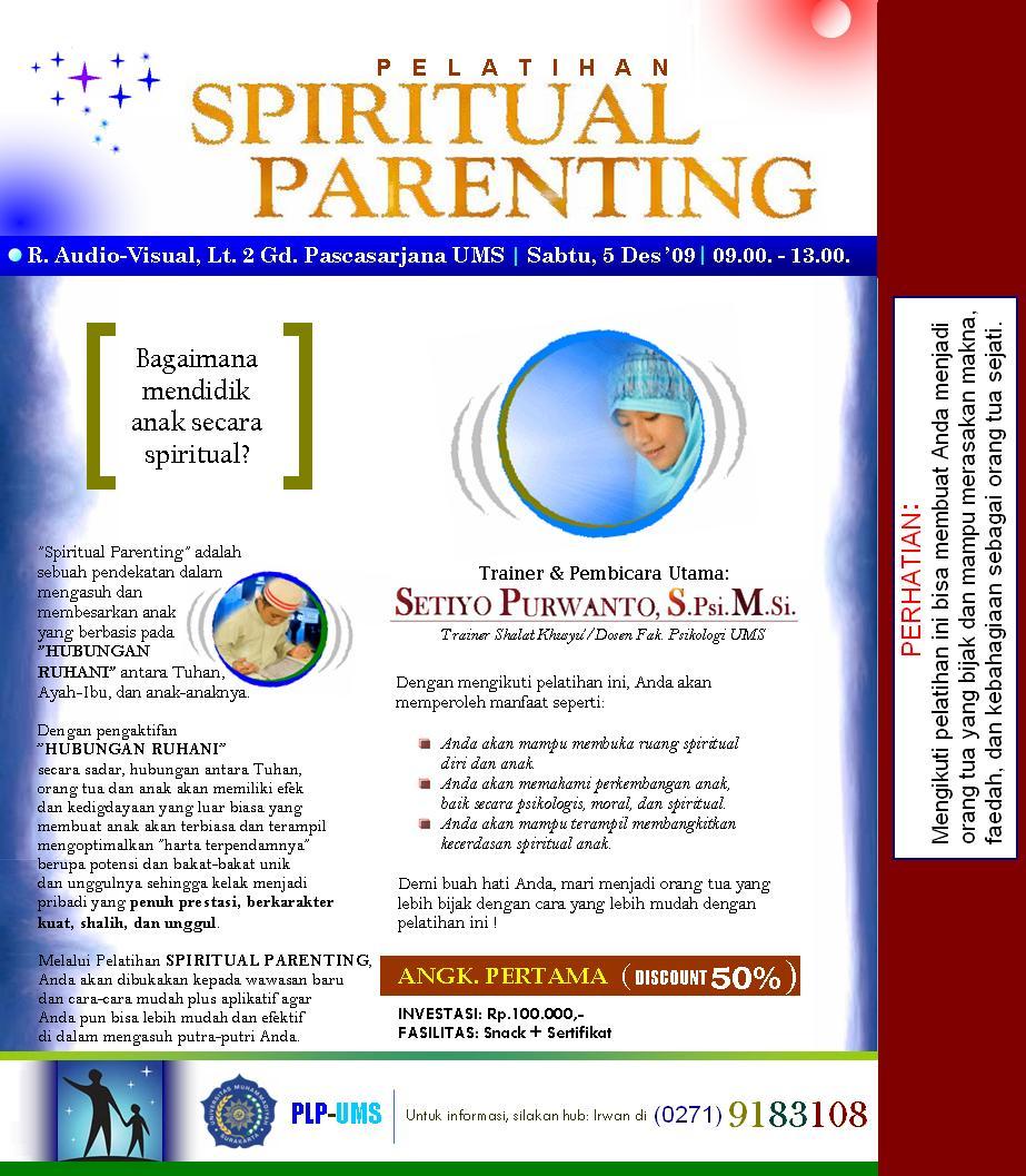 mendidik dengan kekuatan spiritual