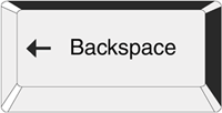 tasta backspace