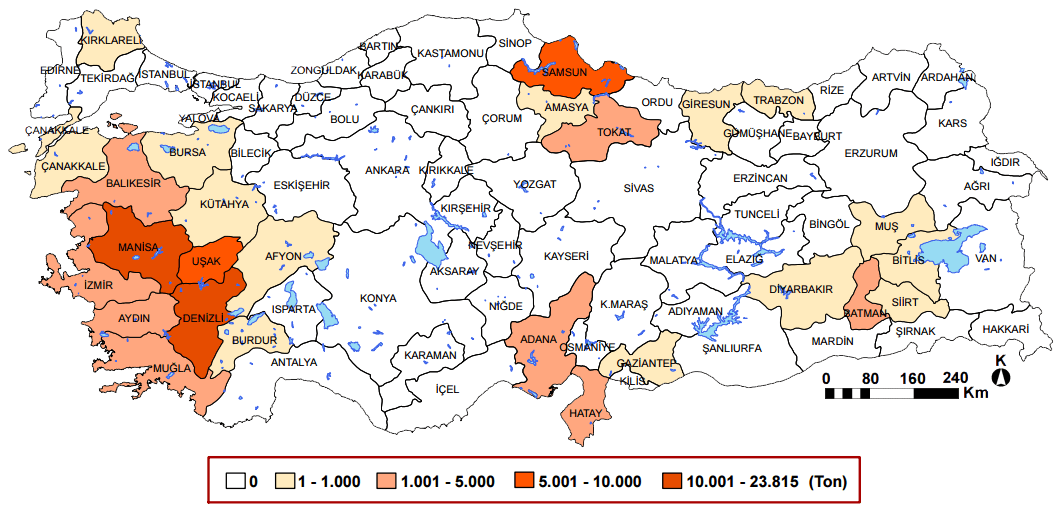 türkiye tütün üretim haritası 2013 coğrafya hocam