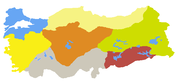 turkey-_the_seven_areas