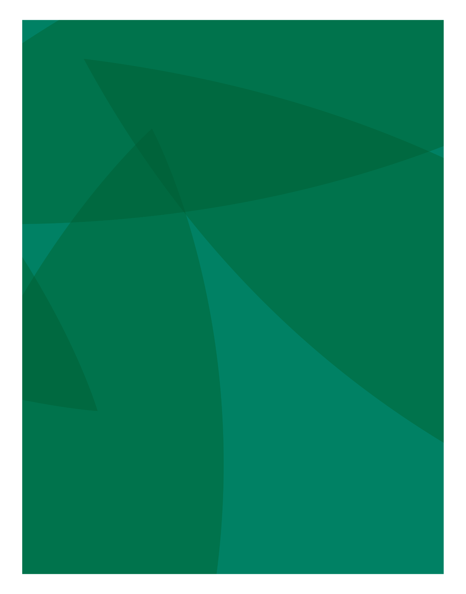 cover page graphic of green leaves
