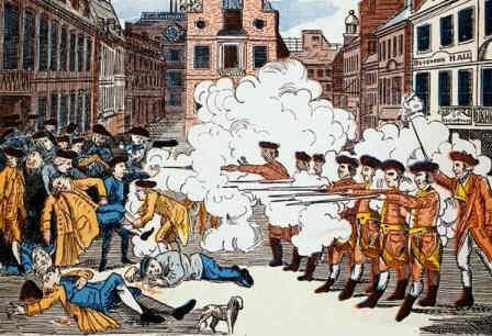 image result for boston massacre