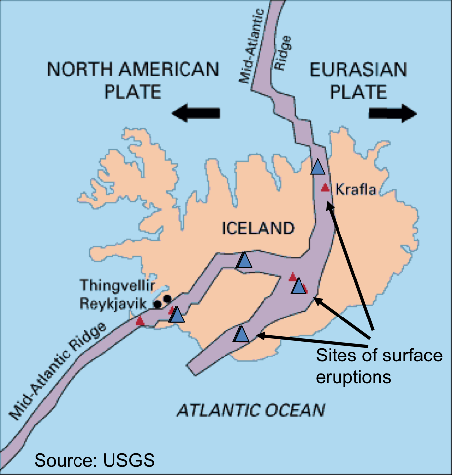 iceland-midatlantic ridge map