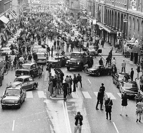 sweden,1967 left-to-right