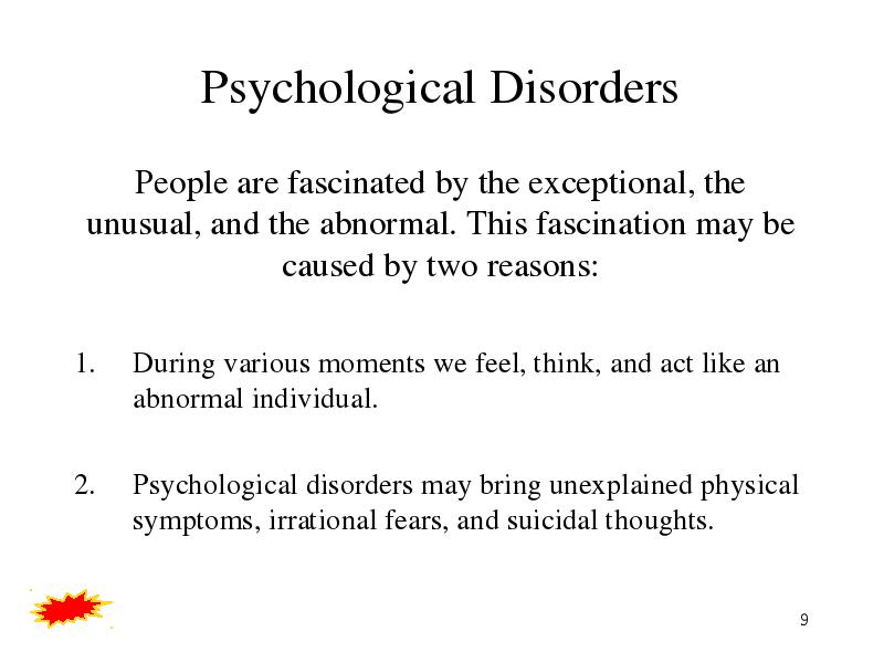 Perspectives on Psychological Disorders