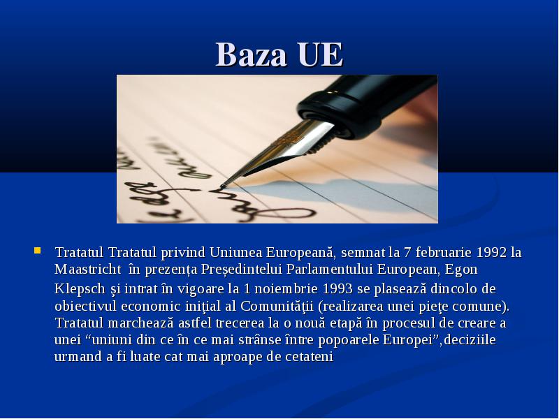 Temelia Uniunii Europene